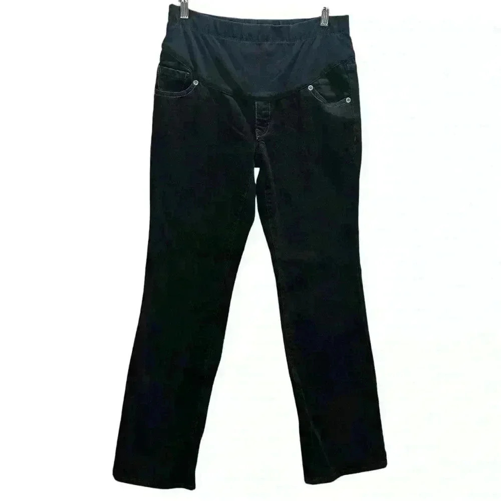 Old Navy Women's Full Panel Maternity Jeans Black Size Small